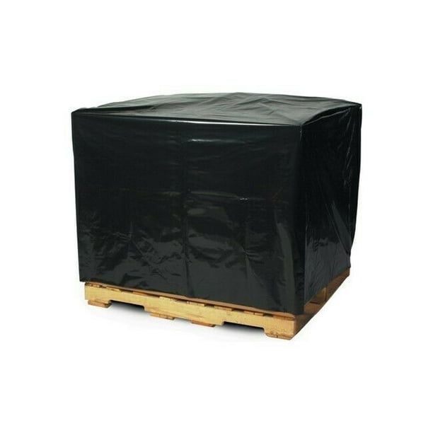 by Discount Shipping USA 46 x 42 x 68-2 Mil Black Pallet Covers by Discount Shipping USA 46 x 42 x 68-2 Mil Black Pallet Covers